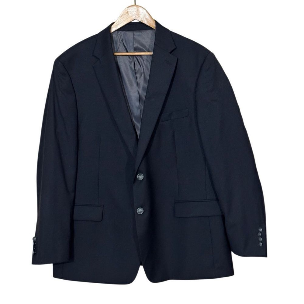 Hart Schaffner Marx Men's Blazer - Black Size 50R